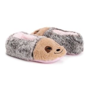 Muk Luks Sloth Zoo Friend Plush Slippers for Kids
